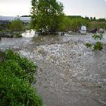 Another picture of the bridge washed out.